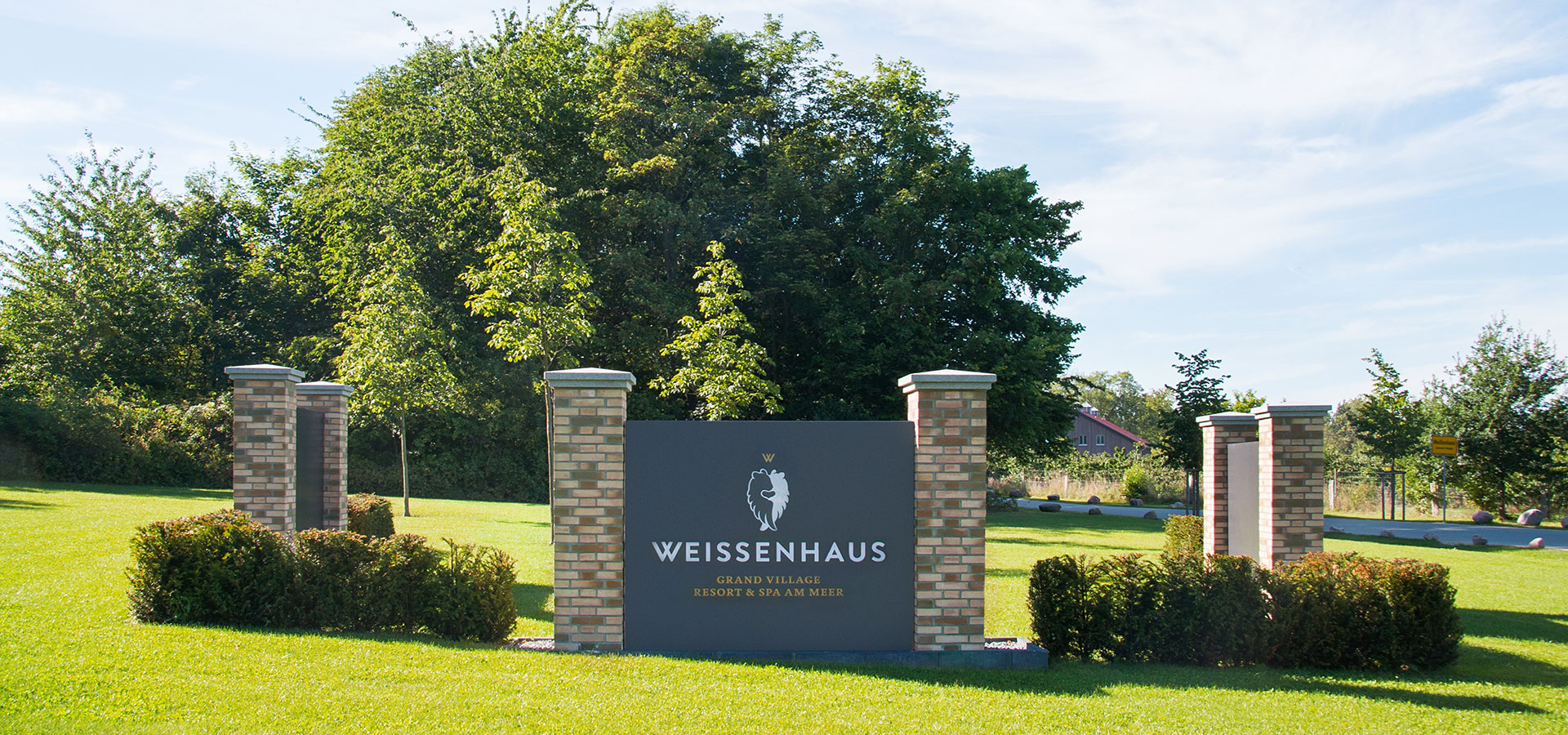 Wegeleitsystem im Resort Weissenhaus
